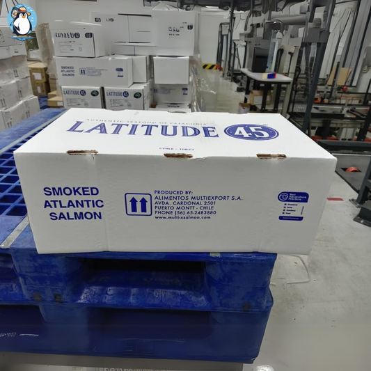 Latitude 45 Smoked Atlantic Salmon Pre-Sliced (1KG)